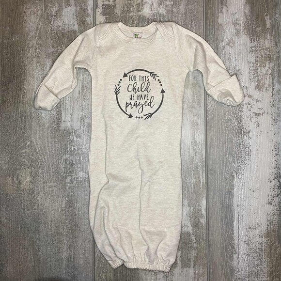 Baby gown for this child we have prayed - Picture 1 of 6